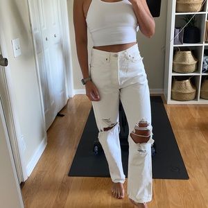 Agolde White Jeans